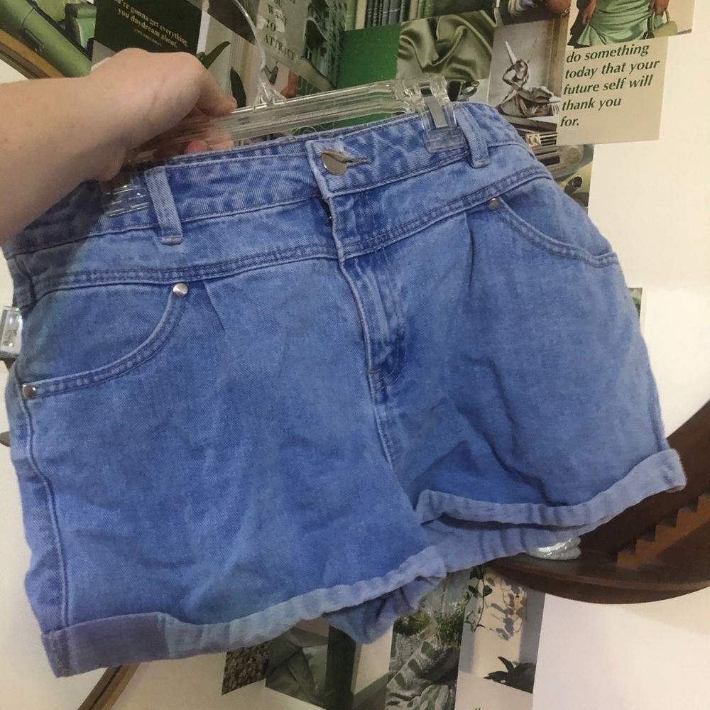 Denim shorts